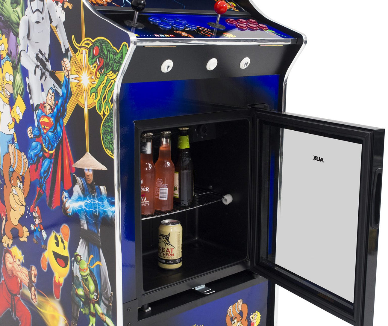 19” LCD Upright Fridge Arcade Machine with 3500