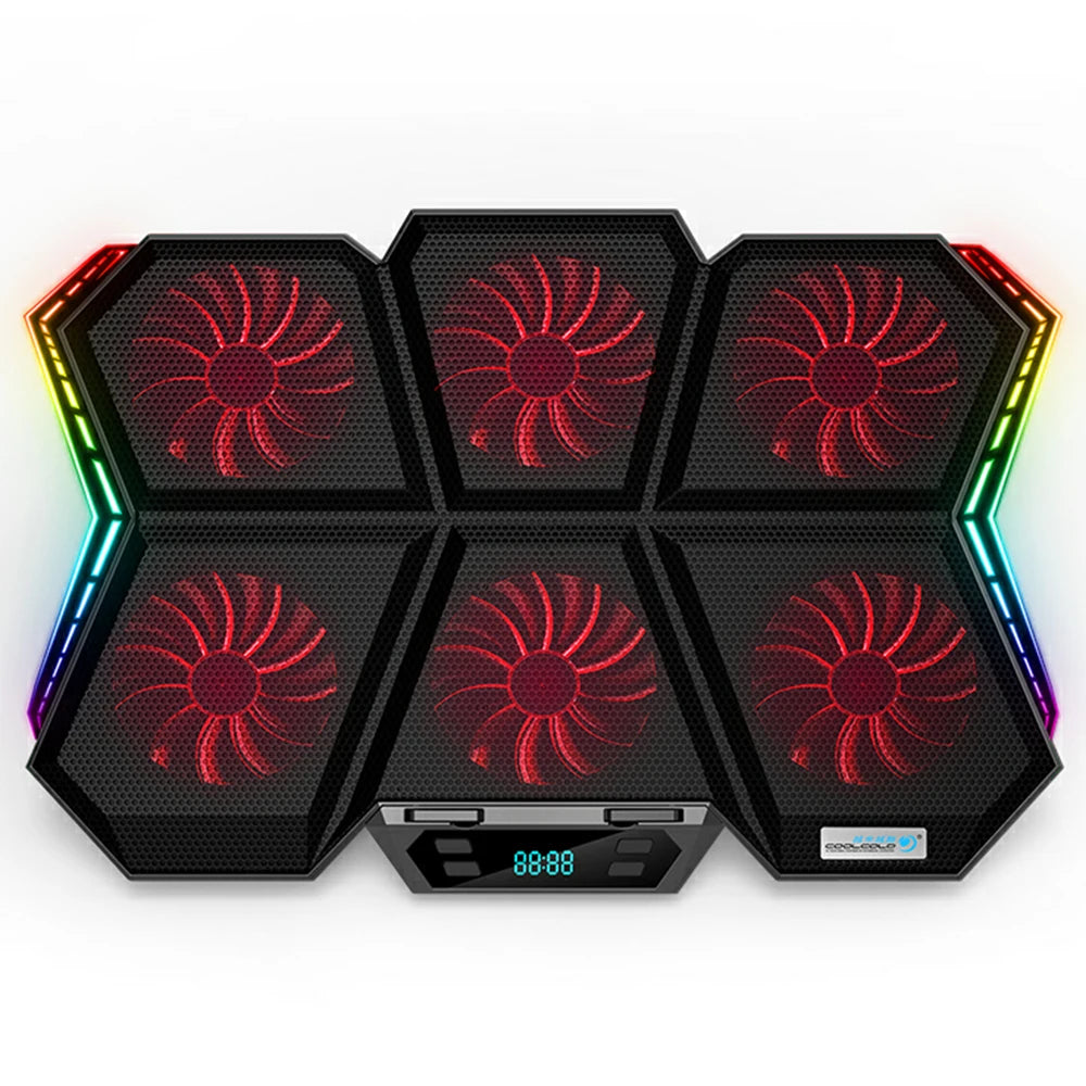 12-17 Inch LED Gaming RGB Laptop Cooler