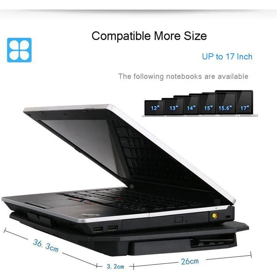 Cooling Laptop Stand with 2 Fans