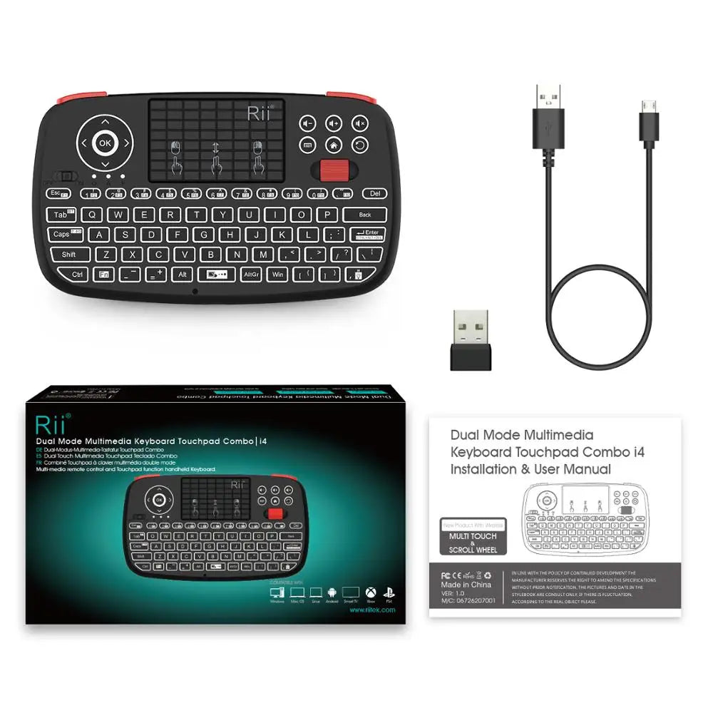 2.4GHz Dual Modes Mini Bluetooth Keyboard