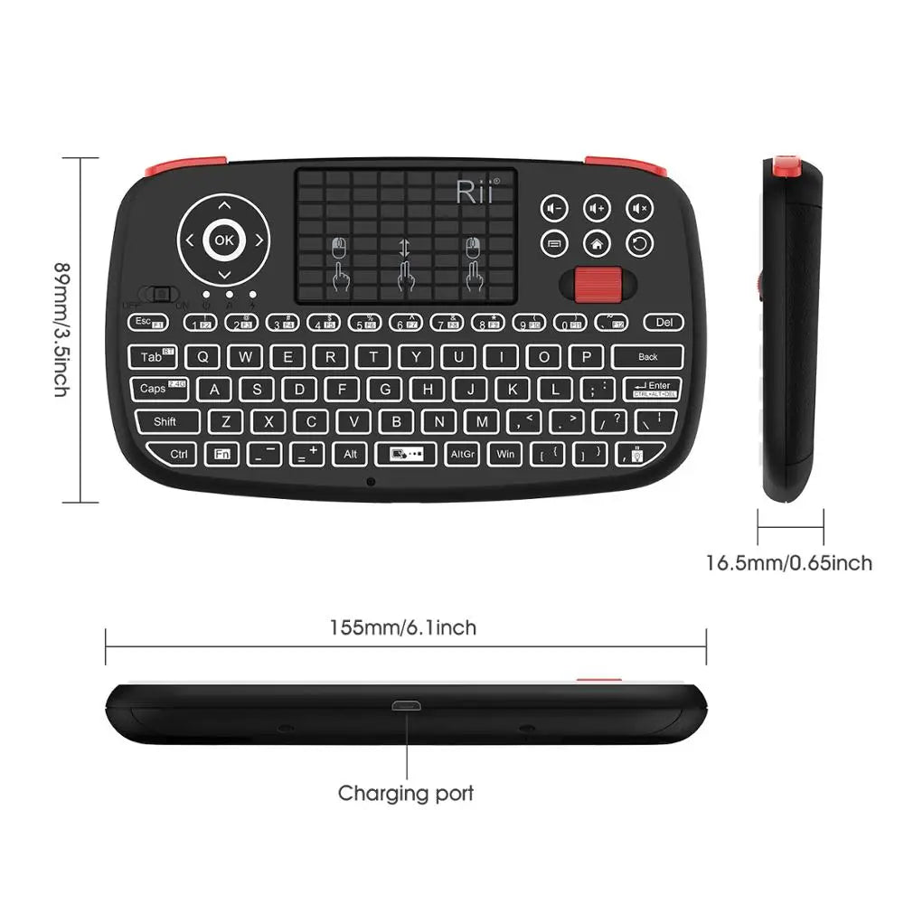 2.4GHz Dual Modes Mini Bluetooth Keyboard