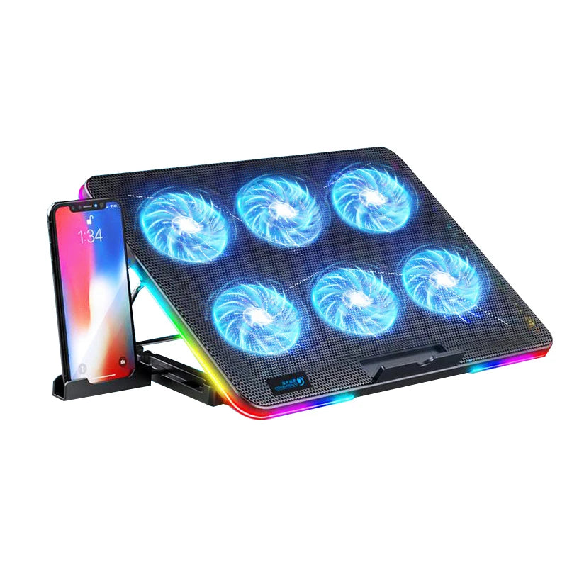 12-17 Inch LED Gaming RGB Laptop Cooler