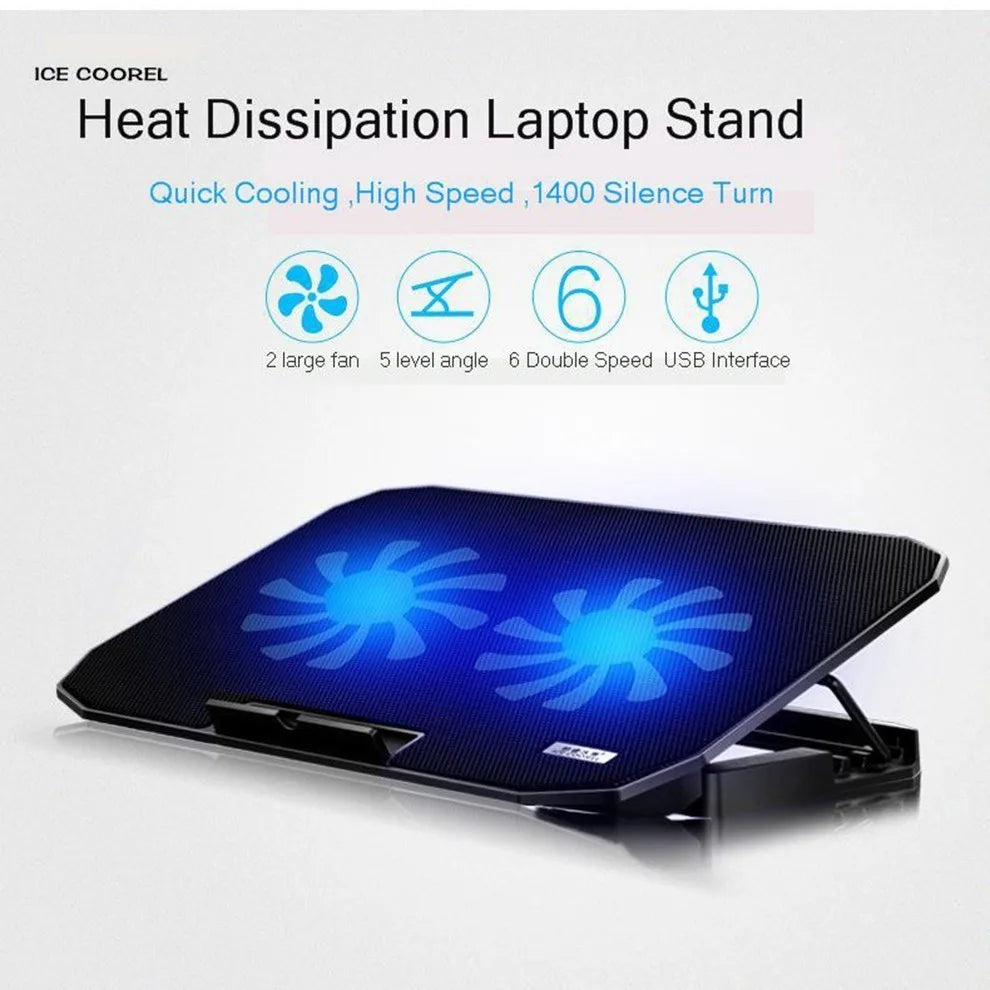 Cooling Laptop Stand with 2 Fans