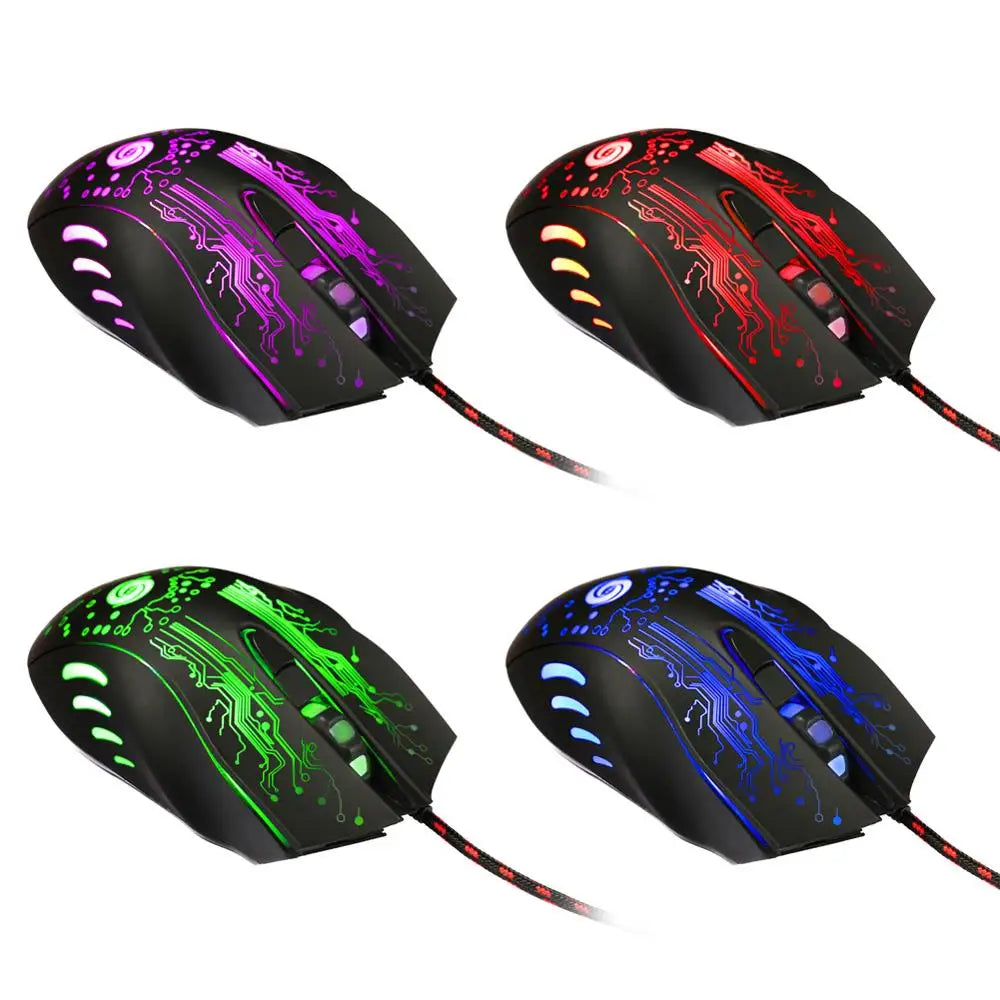 7 Buttons USB Wired Gaming Mouse