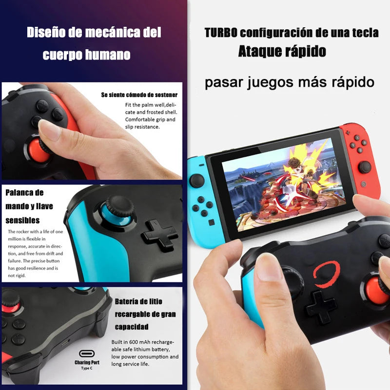 2PCS Bluetooth 2.4G Wireless Controller For Nintendo